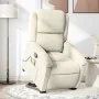 Sillón reclinable de masaje elevable terciopelo crema de , Sillones - Ref: Foro24-3204320, Precio: 342,08 €, Descuento: %