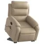 Sillón reclinable masaje pie cuero artificial color capuchino de , Sillones - Ref: Foro24-3205055, Precio: 324,70 €, Descuent...