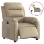 Sillón reclinable eléctrico de cuero sintético color capuchino by , Armchairs - Ref: Foro24-3205034, Price: 267,22 €, Discoun...