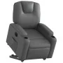 Sillón reclinable elevable eléctrico de cuero sintético gris de , Sillones - Ref: Foro24-3204447, Precio: 385,75 €, Descuento: %