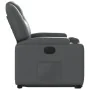 Sillón reclinable elevable eléctrico de cuero sintético gris de , Sillones - Ref: Foro24-3204447, Precio: 385,75 €, Descuento: %