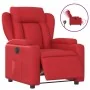 Sillón reclinable eléctrico de cuero sintético rojo de , Sillones - Ref: Foro24-3204535, Precio: 293,04 €, Descuento: %