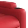 Sillón reclinable eléctrico de cuero sintético rojo de , Sillones - Ref: Foro24-3204535, Precio: 293,04 €, Descuento: %
