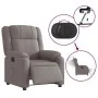 Sillón reclinable eléctrico tela gris taupé de , Sillones - Ref: Foro24-3205186, Precio: 281,77 €, Descuento: %