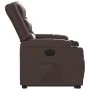 Sillón reclinable elevable cuero sintético marrón de , Sillones - Ref: Foro24-3206553, Precio: 347,94 €, Descuento: %