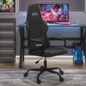 Silla gaming con masaje cuero sintético negro von , Gaming-Stühle - Ref: Foro24-345541, Preis: 104,24 €, Rabatt: %