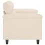 Sofá de 2 plazas de tela de microfibra beige 120 cm de , Sofás - Ref: Foro24-359560, Precio: 261,21 €, Descuento: %