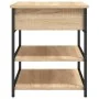 Banco zapatero madera de ingeniería roble Sonoma 70x42,5x50 cm by , Benches for halls and storage - Ref: Foro24-839029, Price...