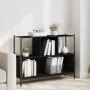 Estantería madera de ingeniería negra 102x28x77,5 cm de , Librerías y estanterías - Ref: Foro24-838898, Precio: 64,05 €, Desc...
