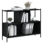 Estantería madera de ingeniería negra 102x28x77,5 cm de , Librerías y estanterías - Ref: Foro24-838898, Precio: 64,05 €, Desc...