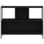 Estantería madera de ingeniería negra 102x28x77,5 cm de , Librerías y estanterías - Ref: Foro24-838898, Precio: 64,05 €, Desc...