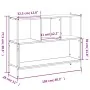 Estantería madera de ingeniería negra 102x28x77,5 cm de , Librerías y estanterías - Ref: Foro24-838898, Precio: 64,05 €, Desc...