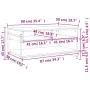Mesa de centro madera contrachapada negro 90x50x45 cm by , Coffee table - Ref: Foro24-838968, Price: 49,05 €, Discount: %