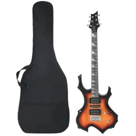 Guitarra eléctrica principiantes con funda marrón negro 4/4 39" de , Guitarras - Ref: Foro24-70186, Precio: 182,02 €, Descuen...