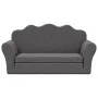 Sofá cama de niños 2 plazas felpa suave gris antracita by , Baby and Toddler Furniture - Ref: Foro24-357060, Price: 71,72 €, ...