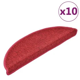 Alfombrillas de escalera 10 uds rojo burdeos 56x17x3 cm de , Alfombrillas para escalones - Ref: Foro24-149745, Precio: 39,36 ...
