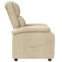 Sillón reclinable de tela crema by , Armchairs - Ref: Foro24-340180, Price: 221,02 €, Discount: %