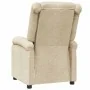 Sillón reclinable de tela crema by , Armchairs - Ref: Foro24-340180, Price: 221,02 €, Discount: %