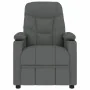 Sillón reclinable de tela gris oscuro by , Armchairs - Ref: Foro24-348530, Price: 248,74 €, Discount: %