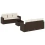 Juego de sofás de jardín 7 piezas con cojines ratán PE marrón by , Modular outdoor sofas - Ref: Foro24-3251050, Price: 493,63...