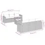 Juego de sofás de jardín 7 piezas con cojines ratán PE marrón by , Modular outdoor sofas - Ref: Foro24-3251050, Price: 493,63...