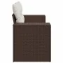 Sofá de jardín con cojines 2 plazas ratán sintético marrón by , Outdoor sofas - Ref: Foro24-366212, Price: 174,87 €, Discount: %