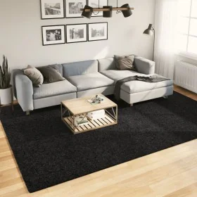 Alfombra peluda de pelo largo moderna PAMPLONA negra 240x340 cm by , Rugs - Ref: Foro24-375285, Price: 157,13 €, Discount: %