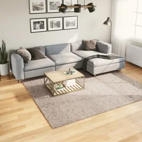 Alfombra peluda de pelo largo moderna PAMPLONA beige 240x240 cm de , Alfombras - Ref: Foro24-375218, Precio: 129,91 €, Descue...
