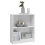 Estantería madera de ingeniería blanco brillante 60x24x76 cm de , Librerías y estanterías - Ref: Foro24-800861, Precio: 49,66...