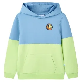 Sudadera infantil con capucha azul y amarillo suave 128 by , Kids T-shirts - Ref: Foro24-12597, Price: 14,00 €, Discount: %