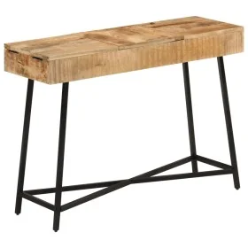 Mesa tocador madera maciza mango rugosa y hierro 105x35x75 cm von , Schlafzimmerkommoden - Ref: Foro24-372738, Preis: 153,07 ...