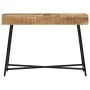 Mesa tocador madera maciza mango rugosa y hierro 105x35x75 cm de , Tocadores para dormitorios - Ref: Foro24-372738, Precio: 1...