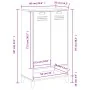 Mueble zapatero VIKEN madera de ingeniería negra de , Zapateros y organizadores de calzado - Ref: Foro24-374924, Precio: 145,...
