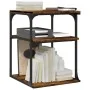 Soporte de impresora 3 niveles roble ahumado 43x48x64 cm de , Soportes para impresoras - Ref: Foro24-842278, Precio: 49,40 €,...