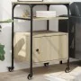 Soporte de impresora 3 niveles roble Sonoma 50x40x76 cm de , Soportes para impresoras - Ref: Foro24-842292, Precio: 77,43 €, ...