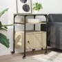 Soporte de impresora 3 niveles roble Sonoma 50x40x76 cm de , Soportes para impresoras - Ref: Foro24-842292, Precio: 77,43 €, ...
