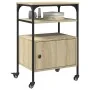 Soporte de impresora 3 niveles roble Sonoma 50x40x76 cm de , Soportes para impresoras - Ref: Foro24-842292, Precio: 77,43 €, ...