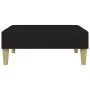 Sofá cama de 2 plazas con almohadas y taburete terciopelo negro by , Sofas - Ref: Foro24-3216217, Price: 367,36 €, Discount: %