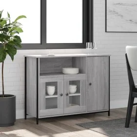 Aparador madera de ingeniería gris Sonoma 100x35x75 cm de , Aparadores - Ref: Foro24-835512, Precio: 94,60 €, Descuento: %