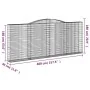 Cestas gaviones 9 uds forma de arco hierro 400x30x160/180 cm de , Maceteros y jardineras - Ref: Foro24-3146912, Precio: 1,00 ...