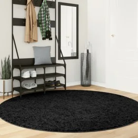 Alfombra de pelo corto OVIEDO negro Ø 200 cm de , Alfombras - Ref: Foro24-375569, Precio: 106,32 €, Descuento: %