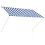 Toldo retráctil 200x150 cm azul y blanco de , Toldos - Ref: Foro24-143747, Precio: 47,24 €, Descuento: %