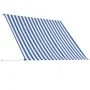 Toldo retráctil 200x150 cm azul y blanco de , Toldos - Ref: Foro24-143747, Precio: 47,24 €, Descuento: %