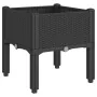 Jardinera con patas PP negro 40x40x42 cm de , Maceteros y jardineras - Ref: Foro24-367888, Precio: 37,98 €, Descuento: %