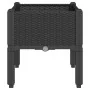 Jardinera con patas PP negro 40x40x42 cm de , Maceteros y jardineras - Ref: Foro24-367888, Precio: 37,98 €, Descuento: %