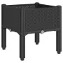 Jardinera con patas PP negro 40x40x42 cm de , Maceteros y jardineras - Ref: Foro24-367888, Precio: 37,98 €, Descuento: %