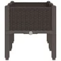 Jardinera con patas PP marrón 80x40x42 cm de , Maceteros y jardineras - Ref: Foro24-367895, Precio: 58,81 €, Descuento: %