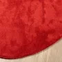 Alfombra de pelo corto OVIEDO roja Ø 100 cm de , Alfombras - Ref: Foro24-375632, Precio: 34,38 €, Descuento: %