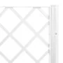 Jardinera con enrejado PP blanco 40x40x142 cm de , Maceteros y jardineras - Ref: Foro24-367919, Precio: 57,14 €, Descuento: %