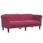 Juego de sofás 2 piezas terciopelo rojo tinto de , Sofás - Ref: Foro24-3209223, Precio: 497,94 €, Descuento: %